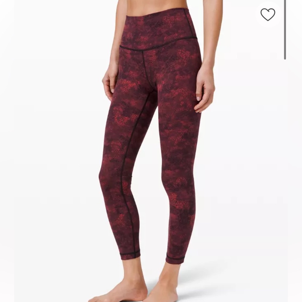Lululemon Wunder Under High-Rise Legging Tight 25” Lunar New Year Red Size 4